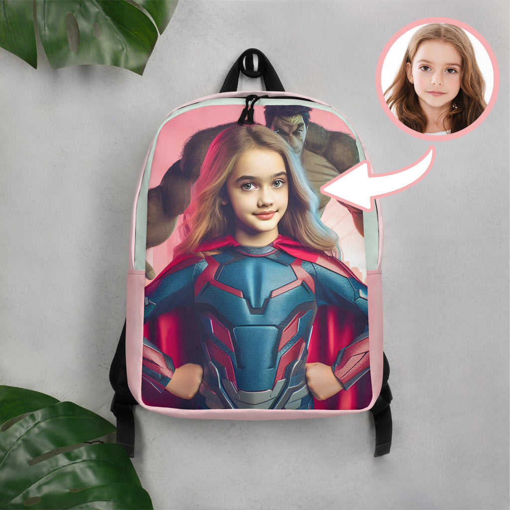 Custom Superhero Backpack for Girls V2 Hero s ID