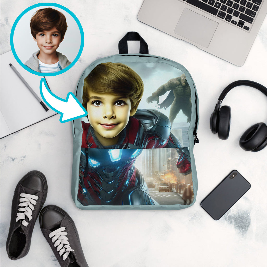 Custom Superhero Backpack for Boys V2 – Hero’s ID