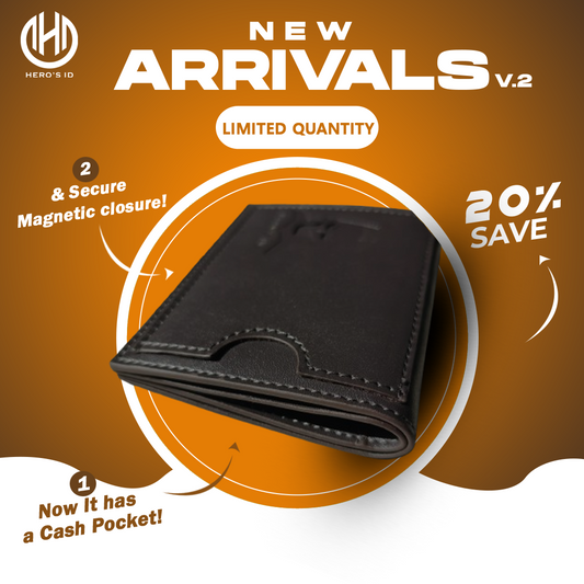 Bat ID Wallet (Bifold) - With Eyes Cut Out