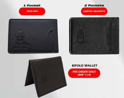 Bat ID Wallet (1 Pocket) - With Eyes Cut Out