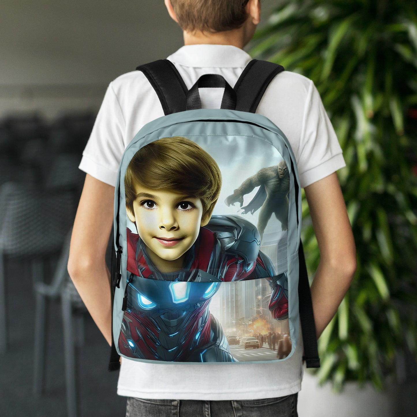 Custom Superhero Backpack for Boys V2