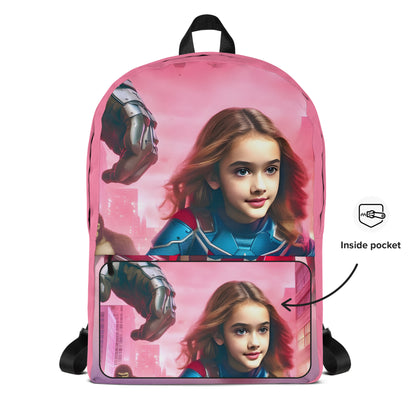 Custom Superhero Backpack for Girls V2