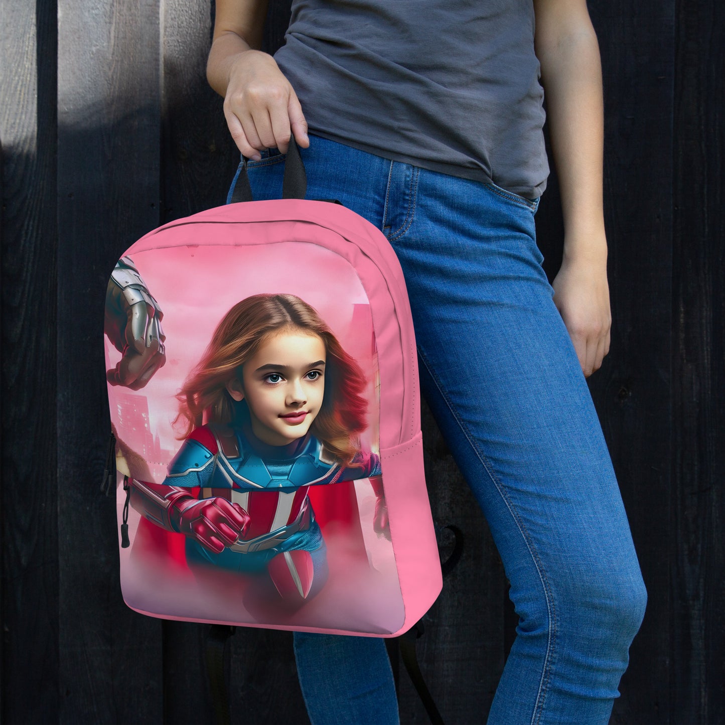 Custom Superhero Backpack for Girls V2