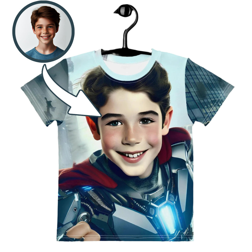 Custom Kids T-Shirt – Make Your Little Hero Smile!