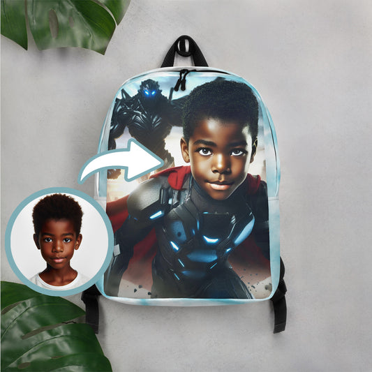 Custom Superhero Backpack for Boys V1