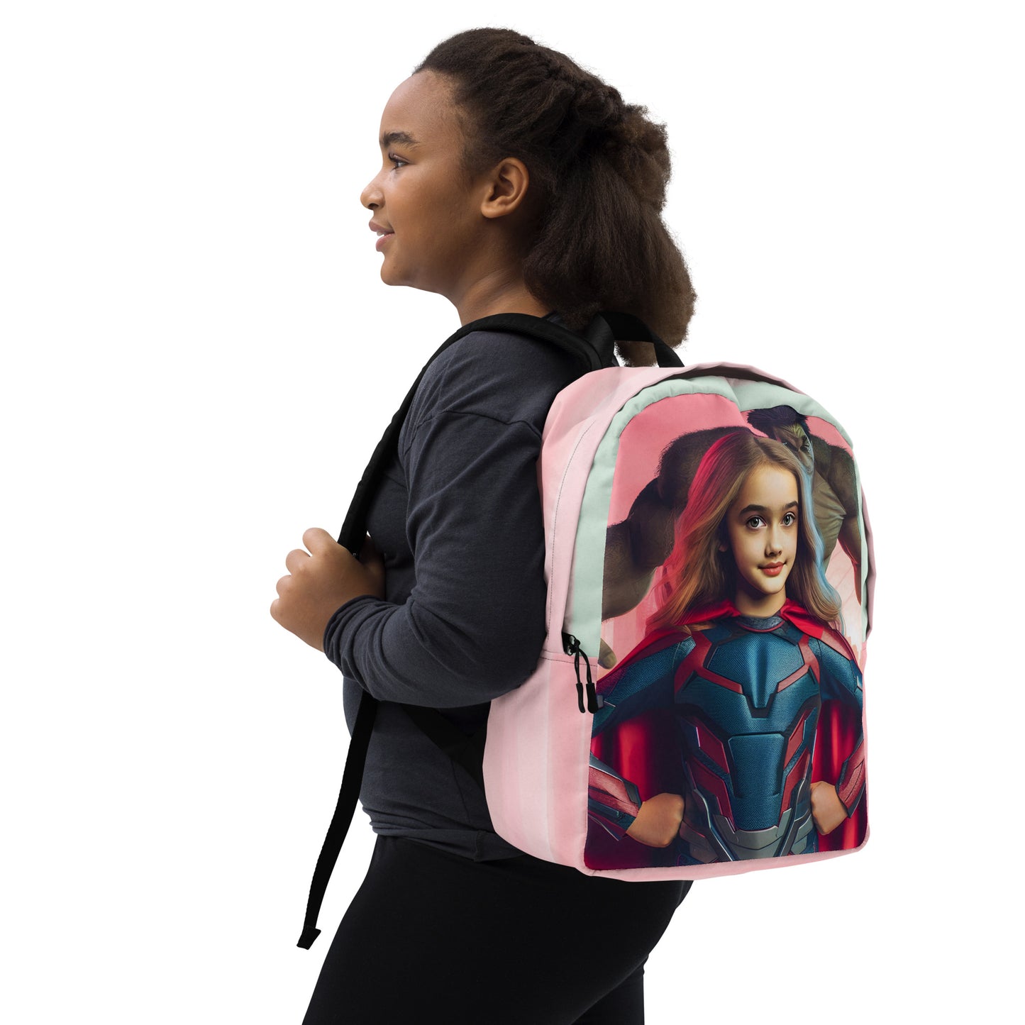 Custom Superhero Backpack for Girls V2