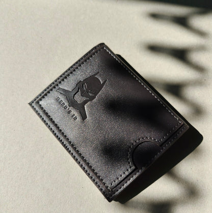 Bat ID Wallet (Bifold) - With Eyes Cut Out