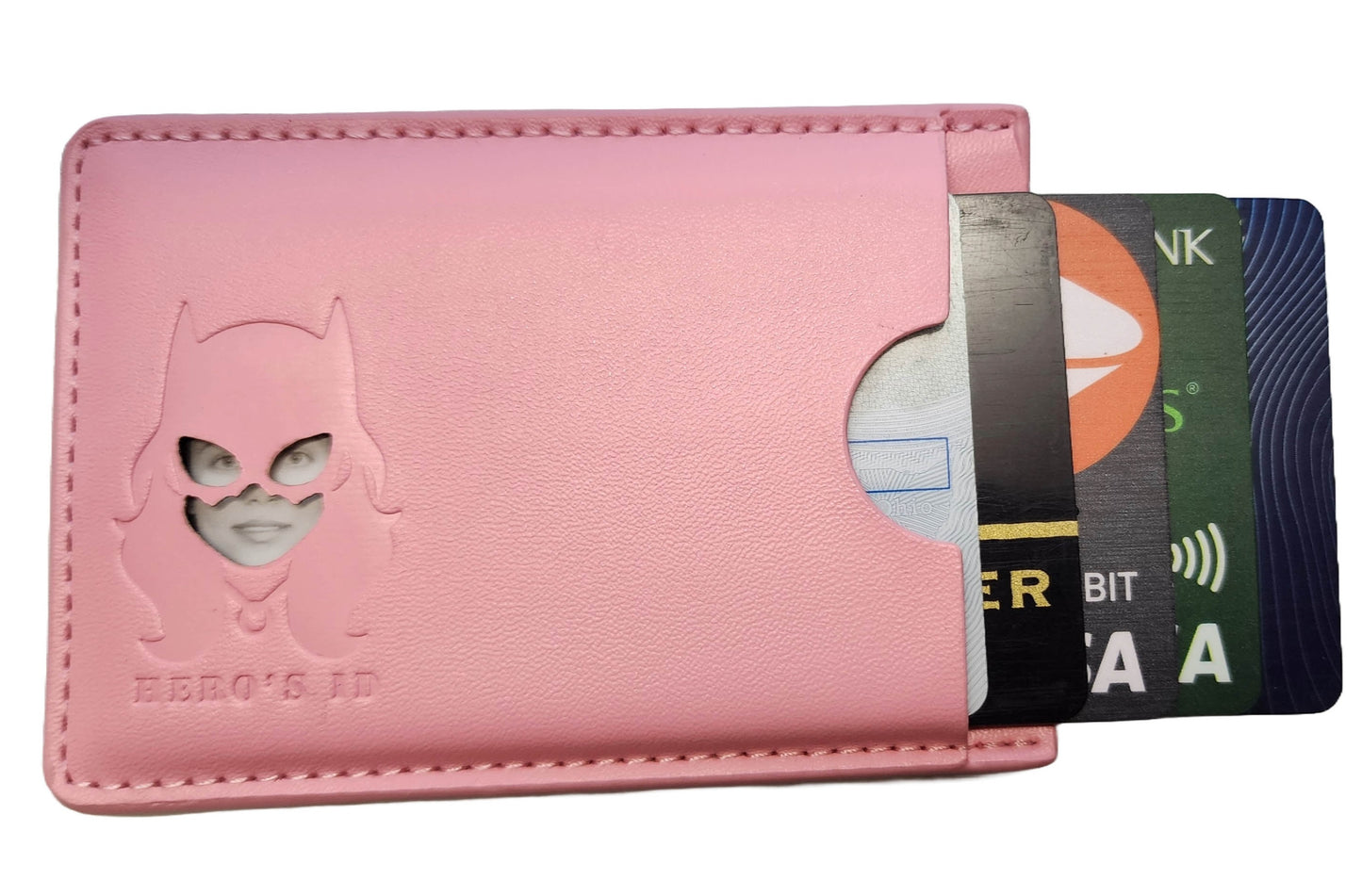 Bat ID Wallet  For Girls- With Eyes Cut Out