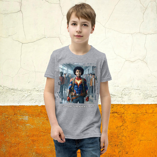 Youth Lightning Speed Superhero Custom T-Shirt