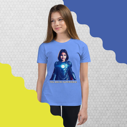 Youth True Blue Hero Custom T-Shirt