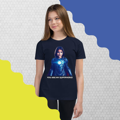 Youth True Blue Hero Custom T-Shirt