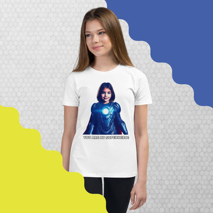 Youth True Blue Hero Custom T-Shirt